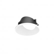 Nora NAPT-3RWWMPW - 3&#34; Apollo Round Flangeless Wall Wash Trim, Matte Powder White Finish