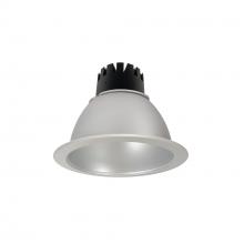 Nora NC3-61L240FHZ - 6" Sapphire III Round Open Reflector, 1500lm, 4000K, Flood Optic, Haze Reflector/Haze Flange