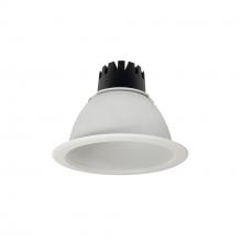 Nora NC3-61L130SMPW - 6" Sapphire III Round Open Reflector, 900lm, 3000K, Spot Optic, Matte Powder White