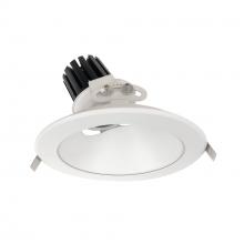 Nora NC3-89L440SMPW - 8&#34; Sapphire III Round Adjustable Reflector, 3500lm, 4000K, Spot Optic, Matte Powder White
