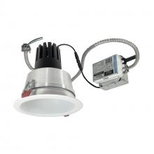 Nora NCR3-61L530FC01MPW - 6&#34; Sapphire III Retrofit, Matte Powder White Reflector/Matte Powder White Flange, 120V; 0-10V