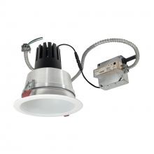 Nora NCR3-61L640FP01MPW - 6" Sapphire III Retrofit, Matte Powder White Reflector/Matte Powder White Flange, 120V; Phase