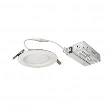 Nora NEFLINTW-R4345MPW - 4&#34; E-Series FLIN Round LED Downlight with Selectable CCT (30K/40K/50K), 900lm / 10.5W, Matte