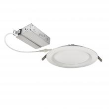 Nora NEFLINTW-R6MPW - 6&#34; E-Series FLIN Round LED Downlight Selectable 5CCT, Matte Powder White Finish, 120V Triac/ELV