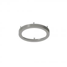 Nora NELO-6RBN - 6&#34; Decorative Metal Ring for NELO-6RTWMPW, Brushed Nickel Finish