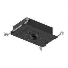 Nora NHAPIC-3R20L23055DC - 3&#34; Apollo Round IC Air-Tight New Construction Housing w/ 1.625&#34; to 2&#34; Ceiling Collar,