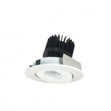 Nora NIO-4RGCDXMPW/HL - 4&#34; Iolite LED Round Adjustable Gimbal, 1500lm/2000lm/2500lm (varies by housing), Comfort Dim,