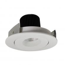 Nora NIO-4RG30XWW/10 - 4&#34; Iolite LED Round Adjustable Gimbal, 1000lm / 14W, 3000K, White Finish