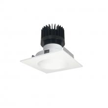 Nora NIO-4SNDCCDXMPW/HL - 4&#34; Iolite LED Square Reflector with Round Aperture, 1500lm/2000lm/2500lm (varies by housing),