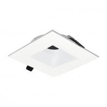 Nora NIOC-2SNDSQMPW - 2&#34; Iolite Can-less Square Downlight Trim, Matte Powder White finish