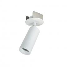 Nora NIOP-1RTC40XMPW - 1&#34; iPOINT Monopoint Luminaire, Round Cone, 900lm, 4000K, 90+CRI, Matte Powder White