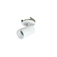 Nora NIOP-2RTC40XMPW - 2&#34; iPOINT Monopoint Luminaire, Round Cone, 1200lm, 4000K, 90+CRI, Matte Powder White