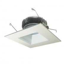 Nora NLCB2-65615CDMPW - 6&#34; Cobalt Dedicated High Lumen Square/Square, 1500lm, Comfort Dim, Matte Powder White Reflector