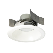 Nora NLCBC2-55140MPW/10LE4EM - 5&#34; Cobalt Click Round Retrofit Reflector, 1000lm / 12W, 4000K, Matte Powder White Reflector /