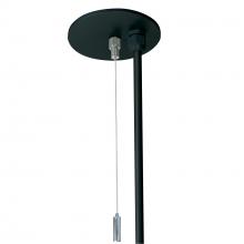 Nora NLIN-PCCB - 8&#39; Pendant & Power Mounting Kit for L-Line Direct Series, Black Finish