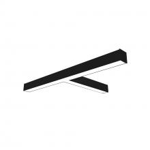 Nora NLINSW-T334B - &#34;T&#34; Shaped L-Line LED Direct Linear w/ Selectable Wattage & CCT, Black Finish