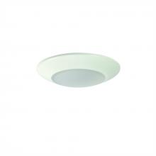 Nora NLOPAC-R450950AW - 4&#34; AC Opal LED Surface Mount, 650lm / 10.5W, 5000K, White finish
