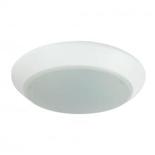 Nora NLOPAC-R8T2427W - 8&#34; AC Opal LED Surface Mount, 2150lm / 30W, 2700K, White finish