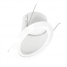 Nora NLRS-6S12L130W - 6&#34; Super Sloped LED Retrofit Baffle, 1200lm / 16W, 3000K, White Baffle / White Flange