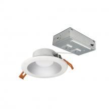 Nora NLTH-41TW-HZMPW - 4&#34; Theia LED Can-less Downlight with Selectable CCT, 120V input; 950lm / 10W, Haze Reflector /