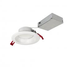 Nora NLTH-41TW-MPW - 4&#34; Theia LED Downlight with Selectable CCT, 950lm / 10W, Matte Powder White Finish