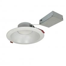 Nora NLTH-61TW-MPW - 6" Theia LED Downlight with Selectable CCT, 1400lm / 15W, Matte Powder White Finish