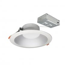 Nora NLTH-81TW-HZMPW - 8&#34; Theia LED Downlight with Selectable CCT, 2100lm / 22W, Haze/Matte Powder White Finish