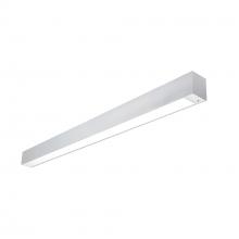 Nora NLUD-8334A/OS - 8&#39; L-Line LED Indirect/Direct Linear, 12304lm / Selectable CCT, Aluminum Finish, with Motion
