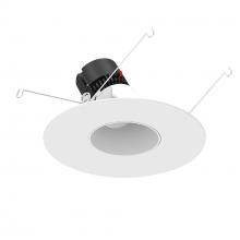 Nora NPRLV-56RSLA30XMPW - 5&#34;/6&#34; Pearl Low Voltage LED Round Adjustable Slot Retrofit, 1050lm / 11W, 3000K, Matte