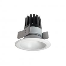 Nora NRM3-51L430FWW - 5" Marquise III Round Open Reflector, 2500lm, 3000K, Flood Optic, White Reflector/White Flange