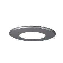 Nora NSLIM-4RDTS - Round Face Plate for NSLIM, Silver Finish