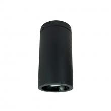 Nora NYLD2-6S075130BBB - 6&#34; Cobalt Surface Mount Cylinder, Black, 750L, 3000K, Black Reflector, 120V Triac/ELV Dimming