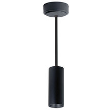 Nora NYLM-2ST40XBBLE3A/12 - 2&#34; iLENE 12&#34; Stem Mount Mini Cylinder, 1000lm, 15W, 4000K, Black, 120V Triac/ELV Dimming