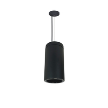 Nora NYLS3-6C1L335NC12BBB/PEM - 6" Sapphire III Cable Mount Black Cylinder Pre-Wired for EM Driver, Black Reflector/Black