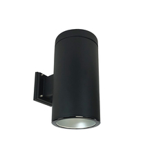 Nora NYLS2-6W35127FHBB6 - 6&#34; CYL WALL MNT 3500L 2700K REF. FLD. HAZE/BLK FLANGE 120-277V 0-10V BLK CYL