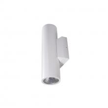 Nora NYUD-3L1345MPW - 3&#34; Up & Down Wall Mounted LED Cylinder with Selectable CCT, Matte Powder White finish
