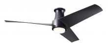 Modern Fan Co. AMB-FM-MB-56-MB-870-WC - Ambit Flush DC Fan- Matte Black Finish; 56&#34; Matte Black Blades; 17W LED (Matte Black Trim)