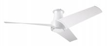 Modern Fan Co. AMB-FM-MW-56-MW-NL-WC - Ambit Flush DC Fan- Matte White Finish; 56&#34; Matte White Blades; No Light; Wall Control