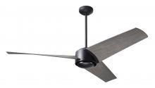 Modern Fan Co. AMB-MB-56-GY-NL-WC - Ambit DC Fan- Matte Black Finish; 56&#34; Graywash Blades; No Light; Wall Control