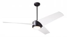 Modern Fan Co. AMB-MB-56-MW-870-RC - Ambit DC Fan- Matte Black Finish; 56&#34; Matte White Blades; 17W LED (Matte Black Trim)