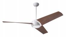 Modern Fan Co. AMB-MW-56-MG-NL-WC - Ambit DC Fan- Matte White Finish; 56&#34; Mahogany Blades; No Light; Wall Control