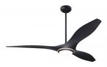 Modern Fan Co. BRI-MB-56-670-RC - IC/Brisa DC Fan- Matte Black Finish; 56&#34; Matte Black Blades; 17W LED (Matte Black Trim)