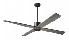 Modern Fan Co. NOU-DBBS-56-GY-NL-RC - Nouveau DC Fan; Dark Bronze Finish w/ Brass; 56" Graywash Blades; No Light; Remote Control