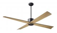 Modern Fan Co. NOU-DBBS-56-MP-NL-RC - Nouveau DC Fan; Dark Bronze Finish w/ Brass; 56&#34; Maple Blades; No Light; Remote Control