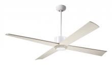 Modern Fan Co. NOU-MWGT-56-WW-NL-RC - Nouveau DC Fan; Matte White Finish w/ Graphite; 56&#34; Whitewash Blades; No Light; Remote Control