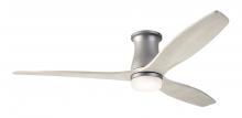 Modern Fan Co. ARB-FM-GT-54-WW-870-WC - Arbor Flush DC Fan; Graphite Finish; 54&#34; Whitewash Blades; 17W LED; Wall Control