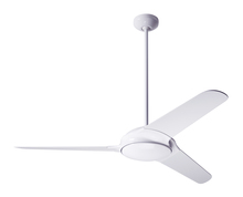 Modern Fan Co. FLO-GW-52-WH-NL-002 - Flow Fan; Gloss White Finish; 52&#34; White Blades; No Light; Fan Speed and Light Control (3-wire)