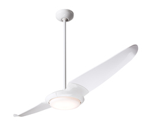Modern Fan Co. IC2-GW-56-WH-570-RC - IC/Air (2 Blade ) Fan; Gloss White Finish; 56" White Blades; 20W LED; Remote Control