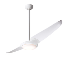 Modern Fan Co. IC2-GW-56-WH-570-WC - IC/Air (2 Blade ) Fan; Gloss White Finish; 56&#34; White Blades; 20W LED; Wall Control