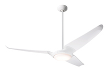 Modern Fan Co. IC3-GW-56-DK-570-RC - IC/Air (3 Blade ) Fan; Gloss White Finish; 56&#34; Dark Blades; 20W LED; Remote Control